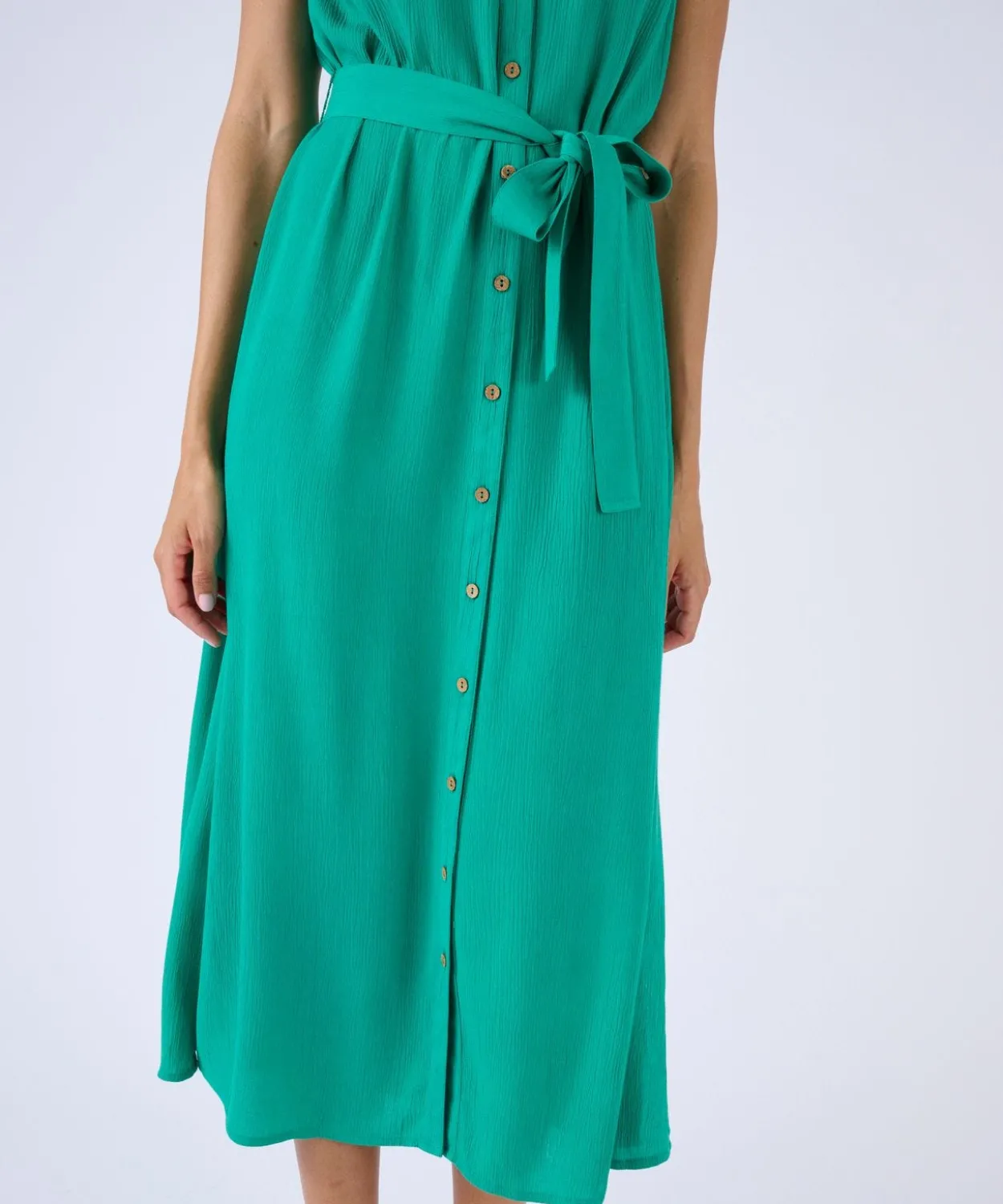 Robe tissu créponné pure viscose
