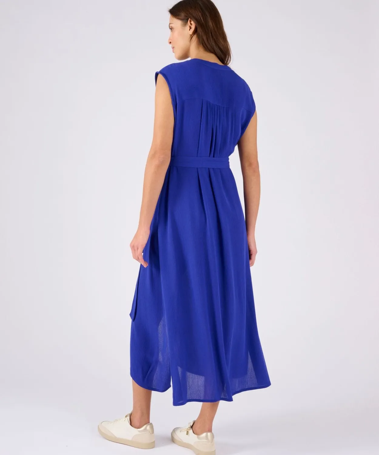 Robe tissu créponné pure viscose