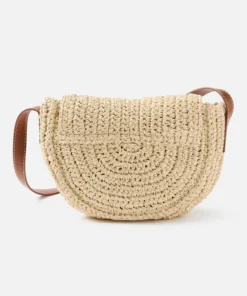 Sac besace tressé