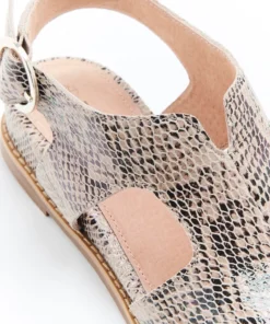 Sandales motif animalier