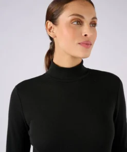 Sous-pull col montant Thermolactyl et soie en maille côtelée