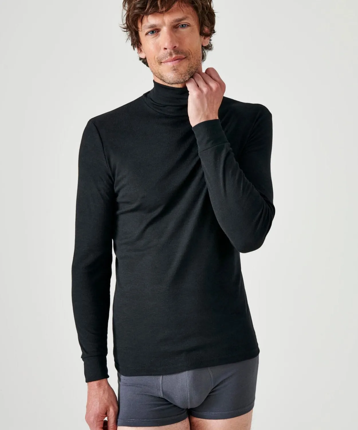 Sous-pull Thermolactyl col roulé