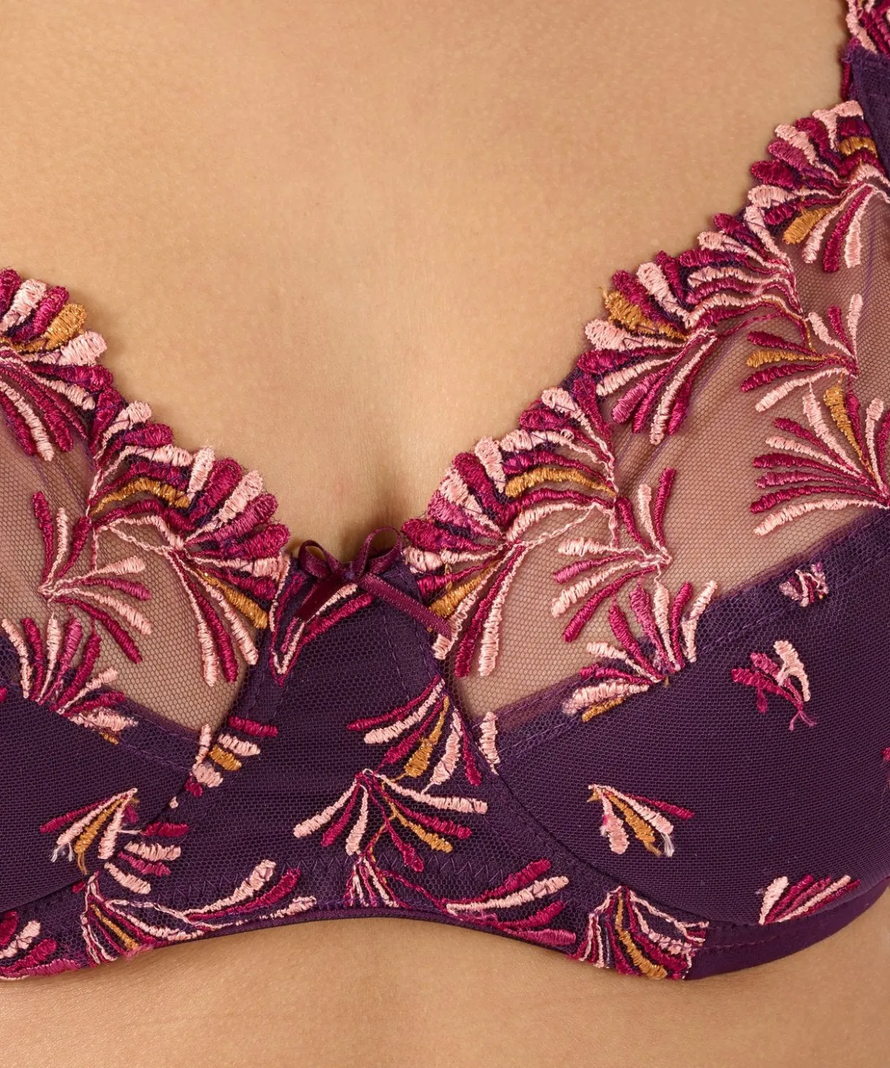 Soutien-gorge armatures brodé BELLA de Damart
