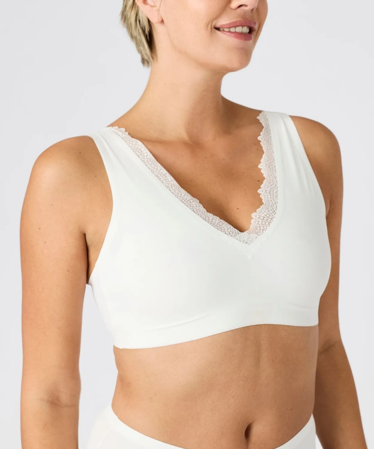 Soutien-gorge brassière invisible sans armatures