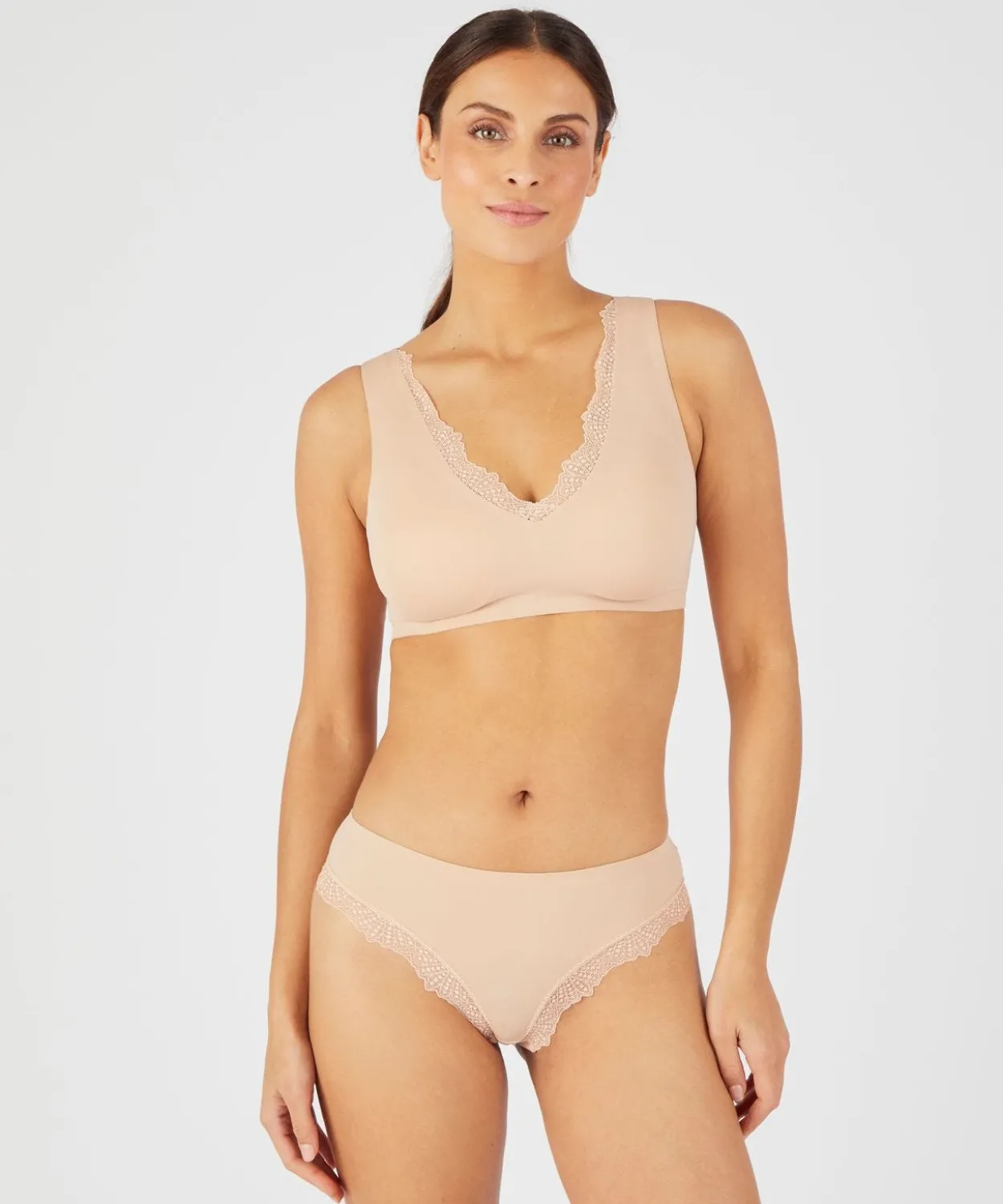 Soutien-gorge brassière invisible sans armatures
