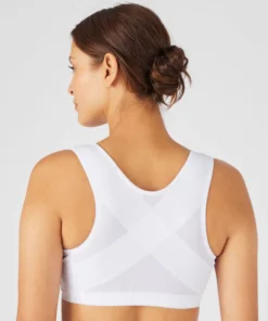 Soutien-gorge dos droit sans armatures ouvert devant