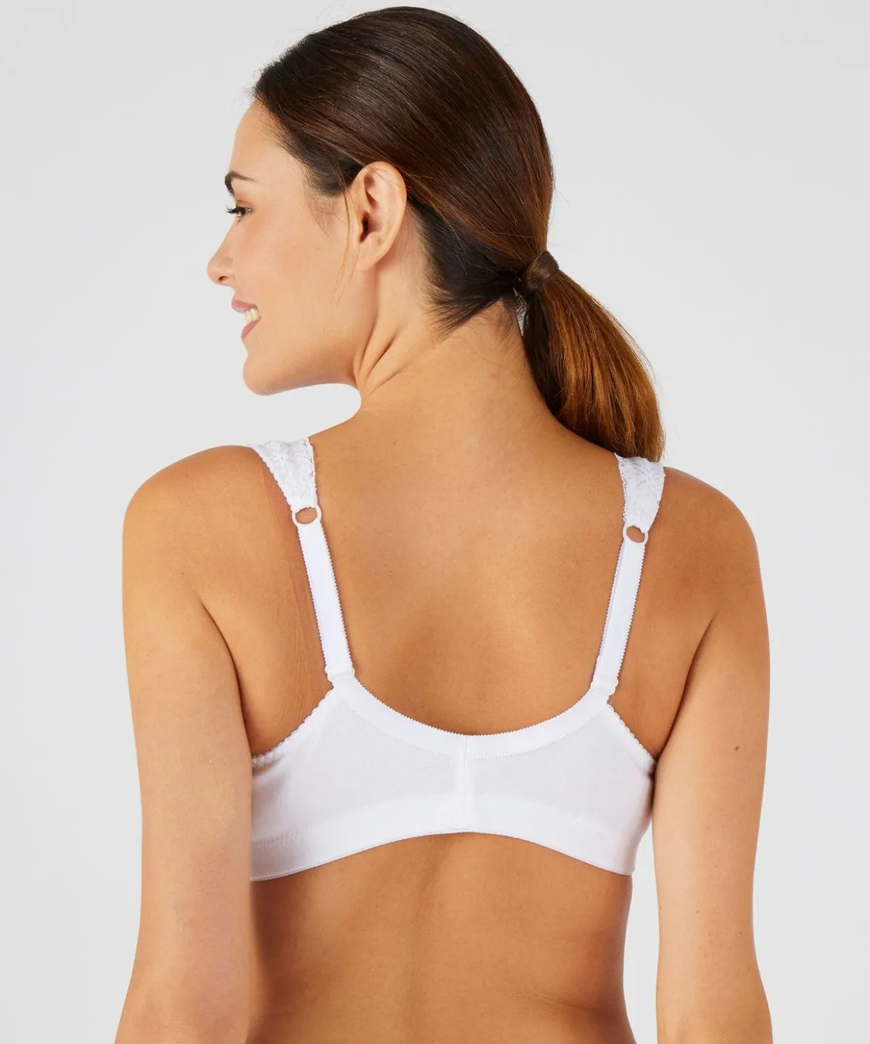 Soutien-gorge sans armatures, ouvert devant