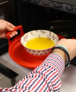 Support bol ou assiette spécial micro-ondes