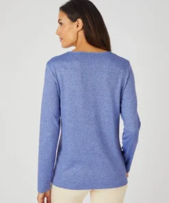 Tee-shirt maille chaude fleuri