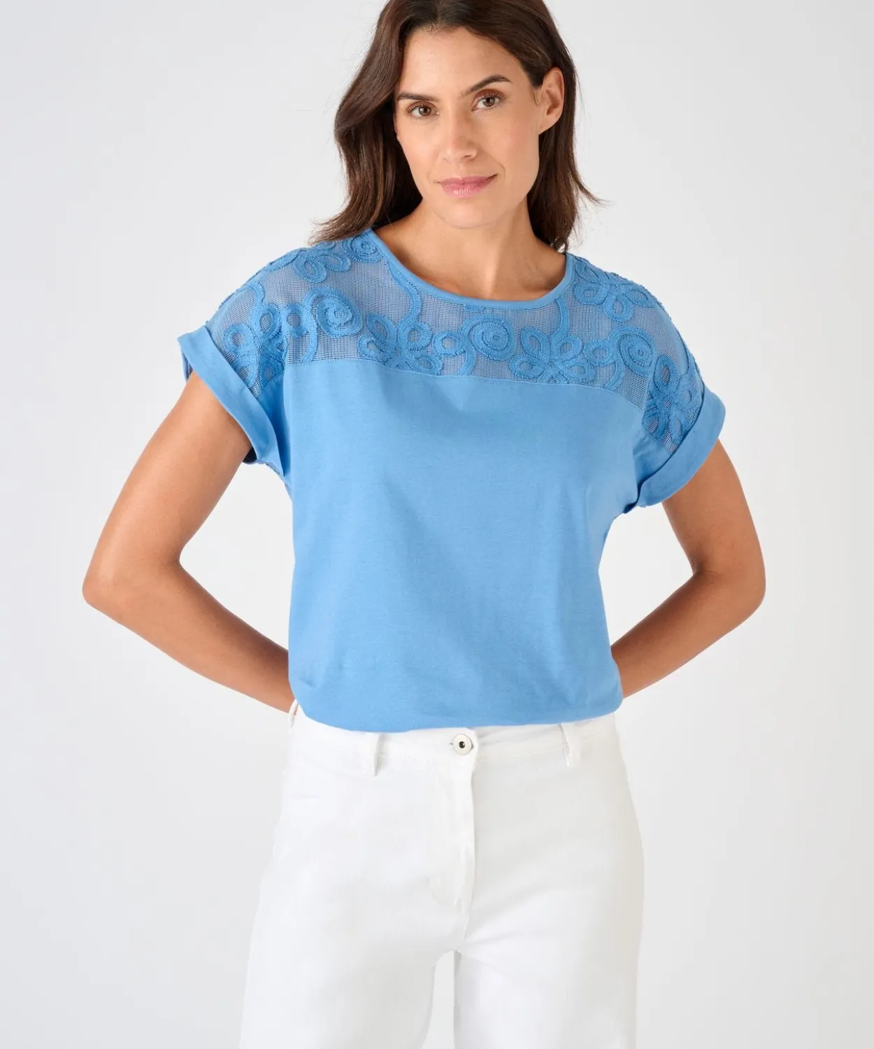 T-shirt bi-matière
