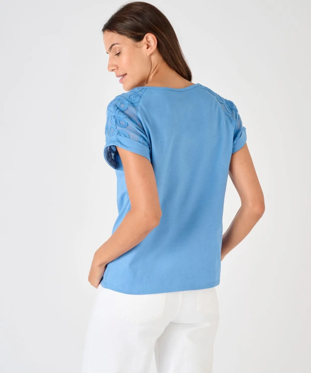 T-shirt bi-matière