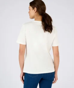 T-shirt broderies ajourées