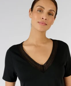 T-shirt Climatyl col dentelle