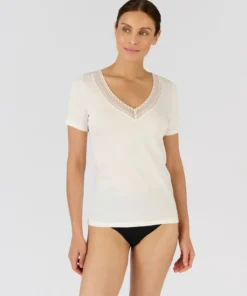 T-shirt Climatyl col dentelle