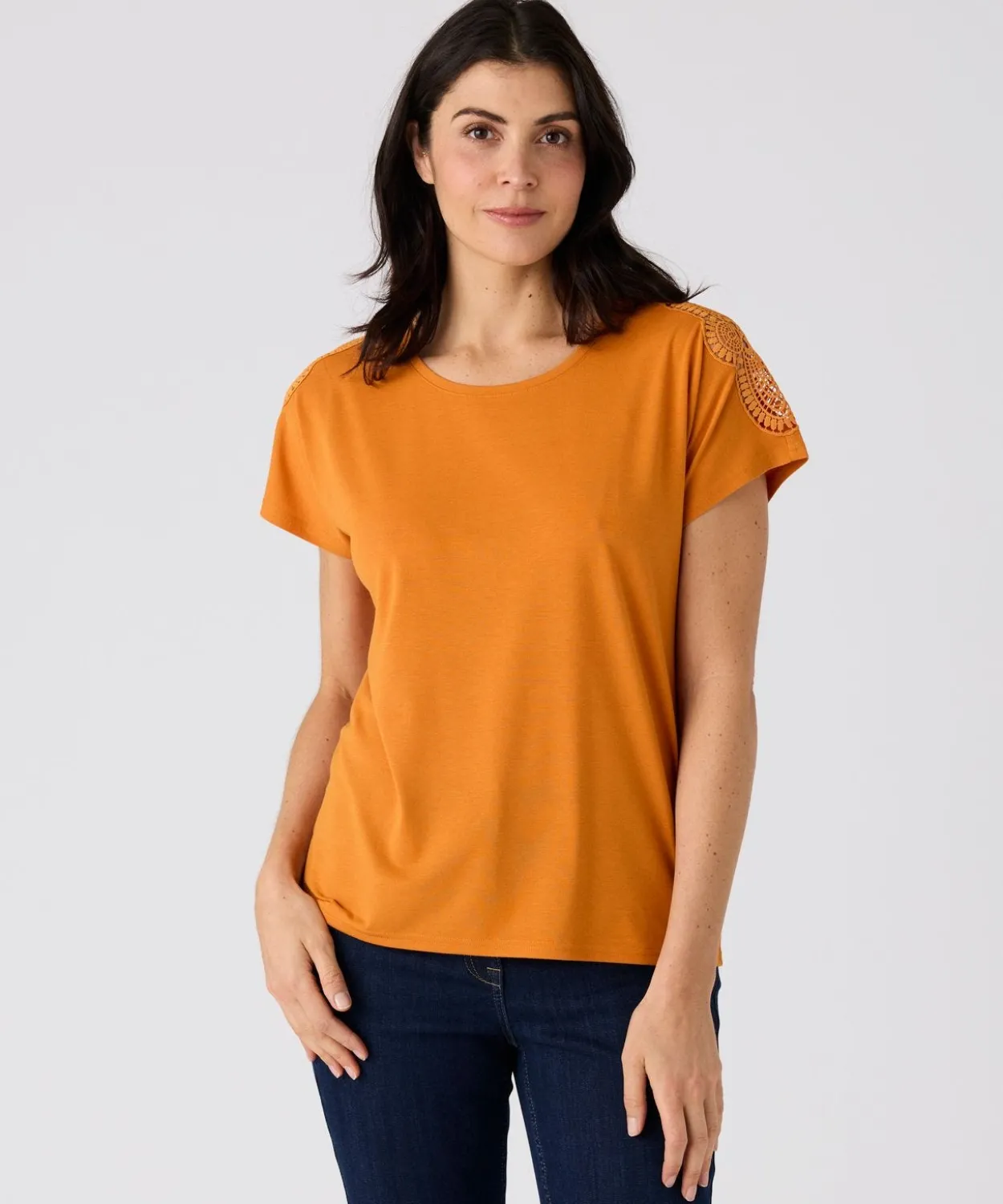 T-shirt Climatyl détail dentelle