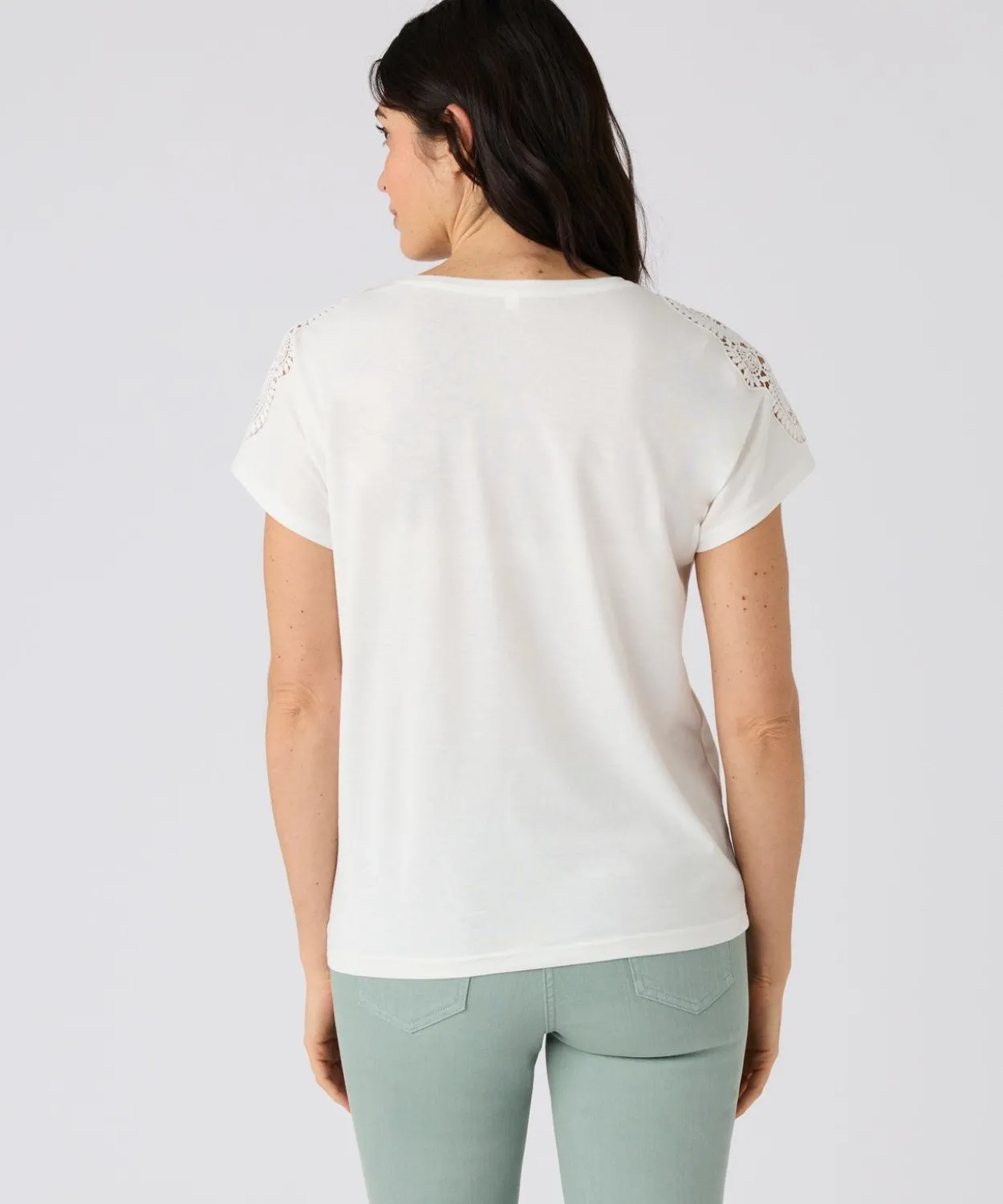 T-shirt Climatyl détail dentelle