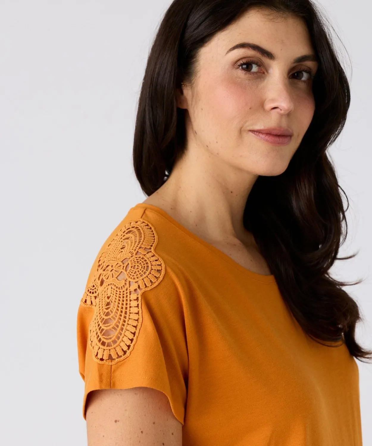 T-shirt Climatyl détail dentelle