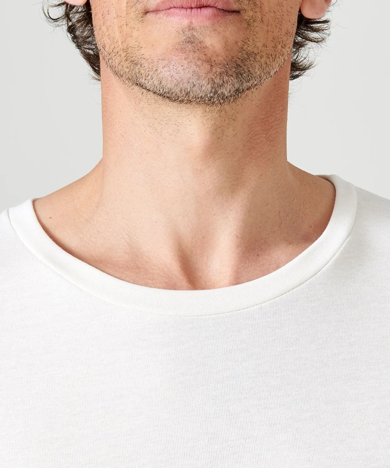 T-shirt col rond manches longues fine côte Thermolactyl Sensitive