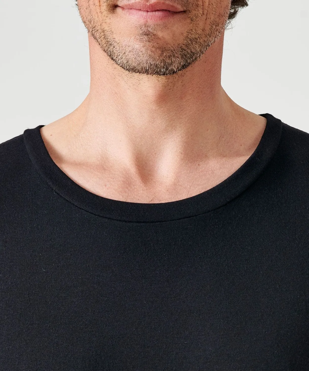 T-shirt col rond manches longues fine côte Thermolactyl Sensitive