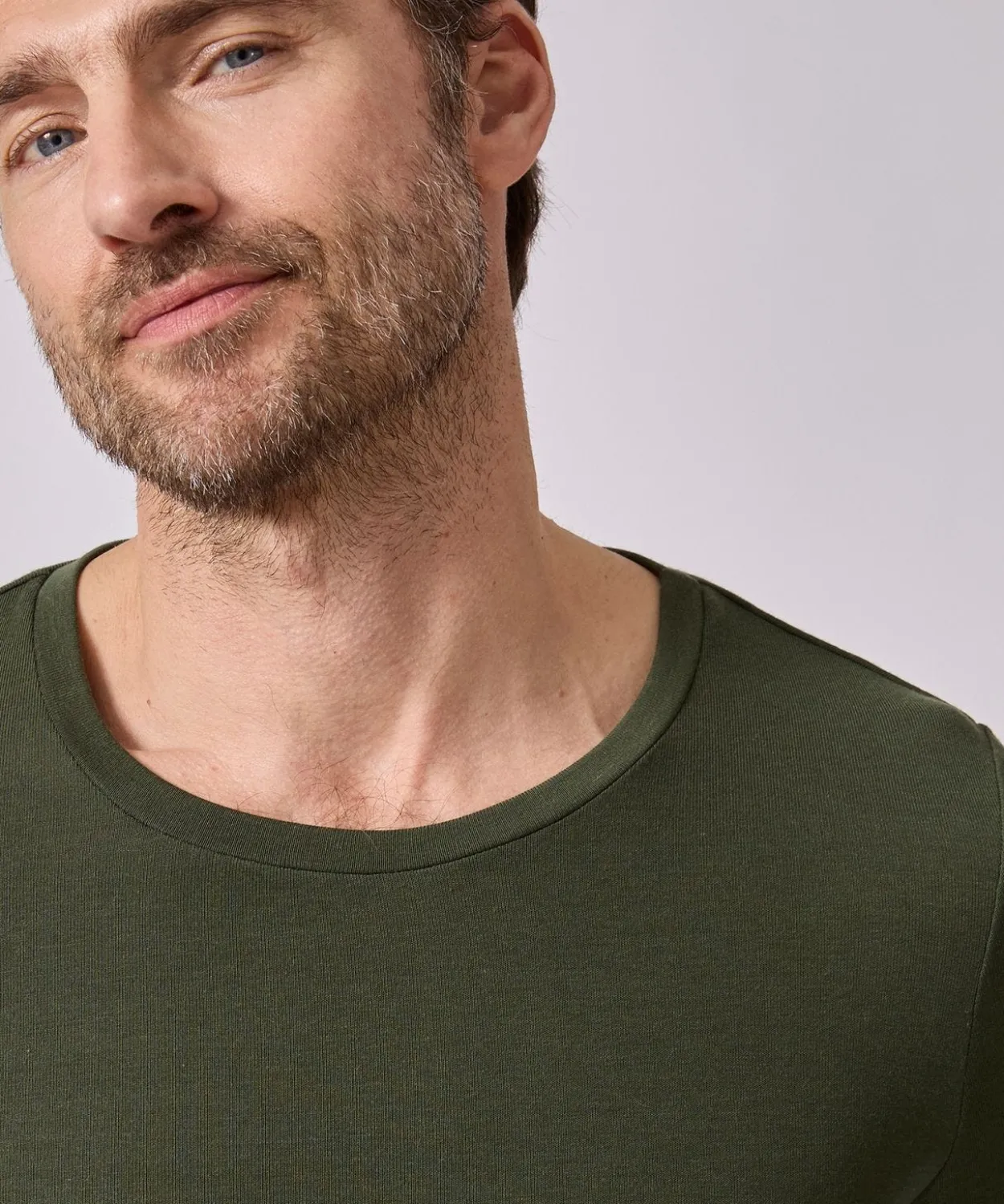 T-shirt col rond manches longues fine côte Thermolactyl Sensitive