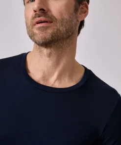T-shirt col rond manches longues fine côte Thermolactyl Sensitive