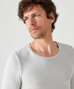 T-shirt col rond manches longues fine côte Thermolactyl Sensitive