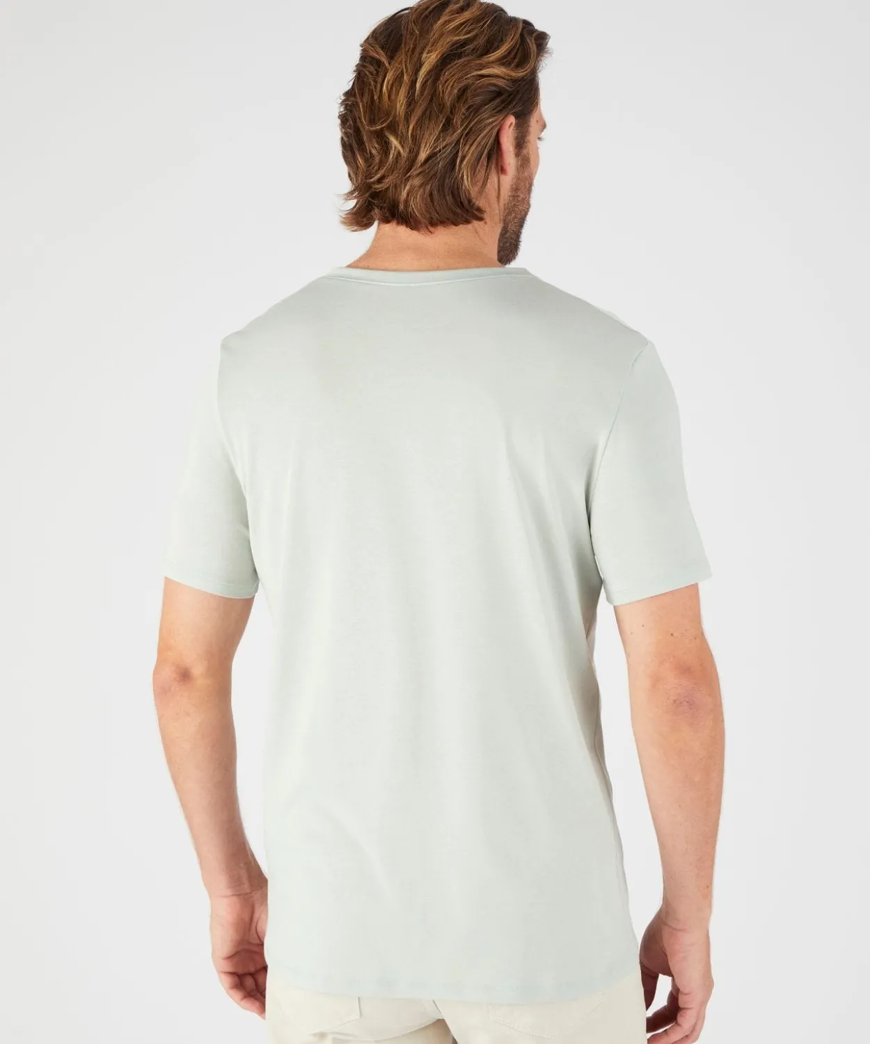 T-shirt col V Climatyl en maille jersey