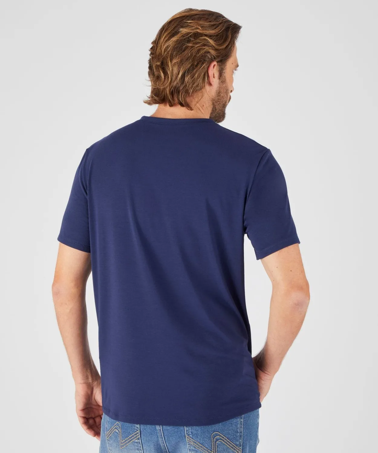 T-shirt col V Climatyl en maille jersey