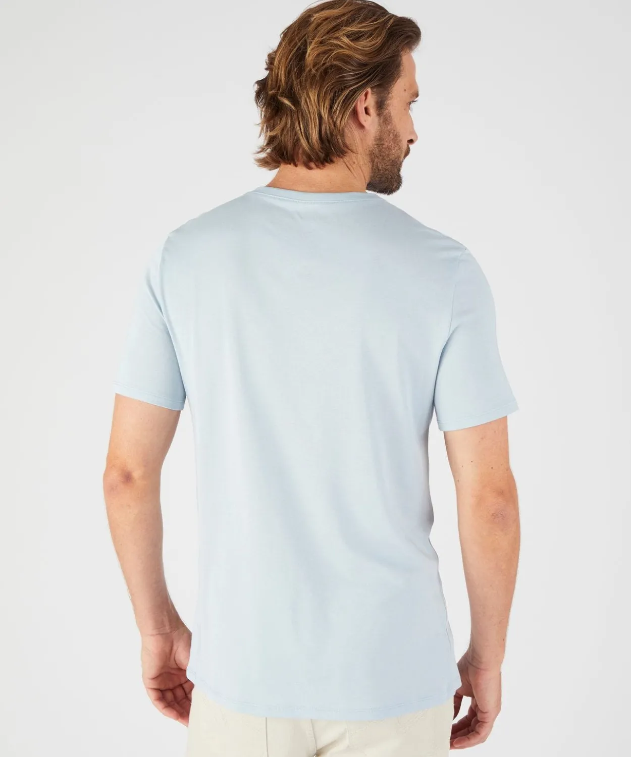 T-shirt col V Climatyl en maille jersey