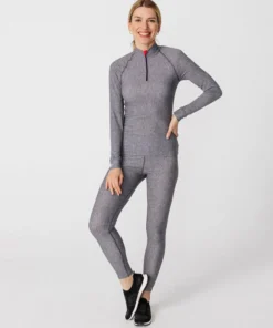 T-shirt col zippé Comfort Thermolactyl 5 femme