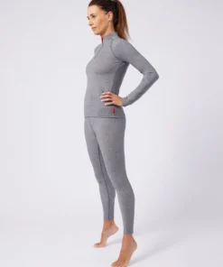 T-shirt col zippé Comfort Thermolactyl 4 femme