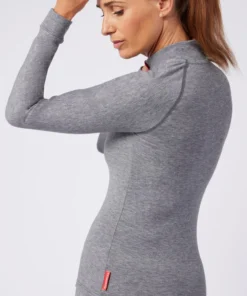 T-shirt col zippé Comfort Thermolactyl 4 femme