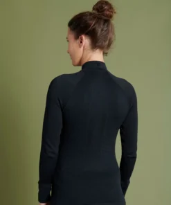 T-shirt col zippé Energy Thermolactyl 5 femme