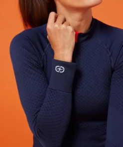 T-shirt col zippé Energy 3 Thermolactyl femme