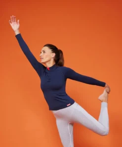 T-shirt col zippé Energy 3 Thermolactyl femme