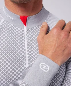 T-shirt col zippé Energy 3 Thermolactyl homme
