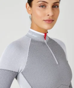 T-shirt col zippé Energy Thermolactyl 4 femme