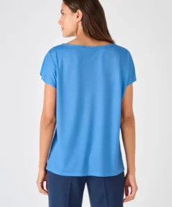 T-shirt crêpe imprimé devant
