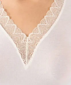 T-shirt dentelle manches longues Thermolactyl Sensitive
