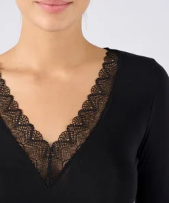 T-shirt dentelle manches longues Thermolactyl Sensitive