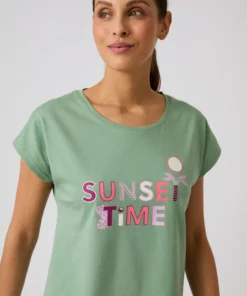 T-shirt de pyjama en pur coton