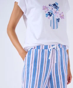 T-shirt de pyjama en pur coton