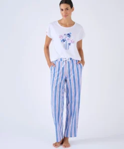 T-shirt de pyjama en pur coton