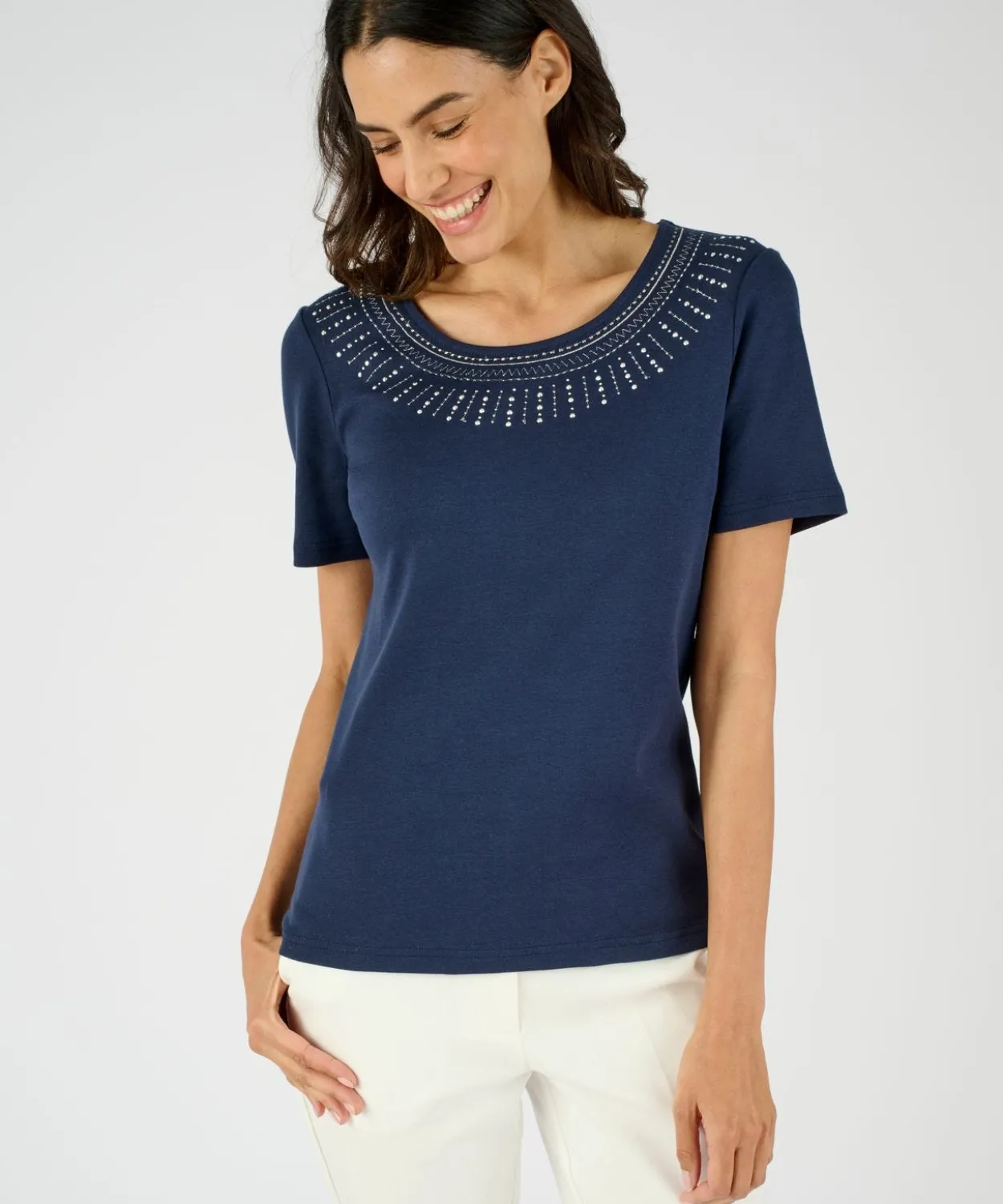 T-shirt détails fantaisie