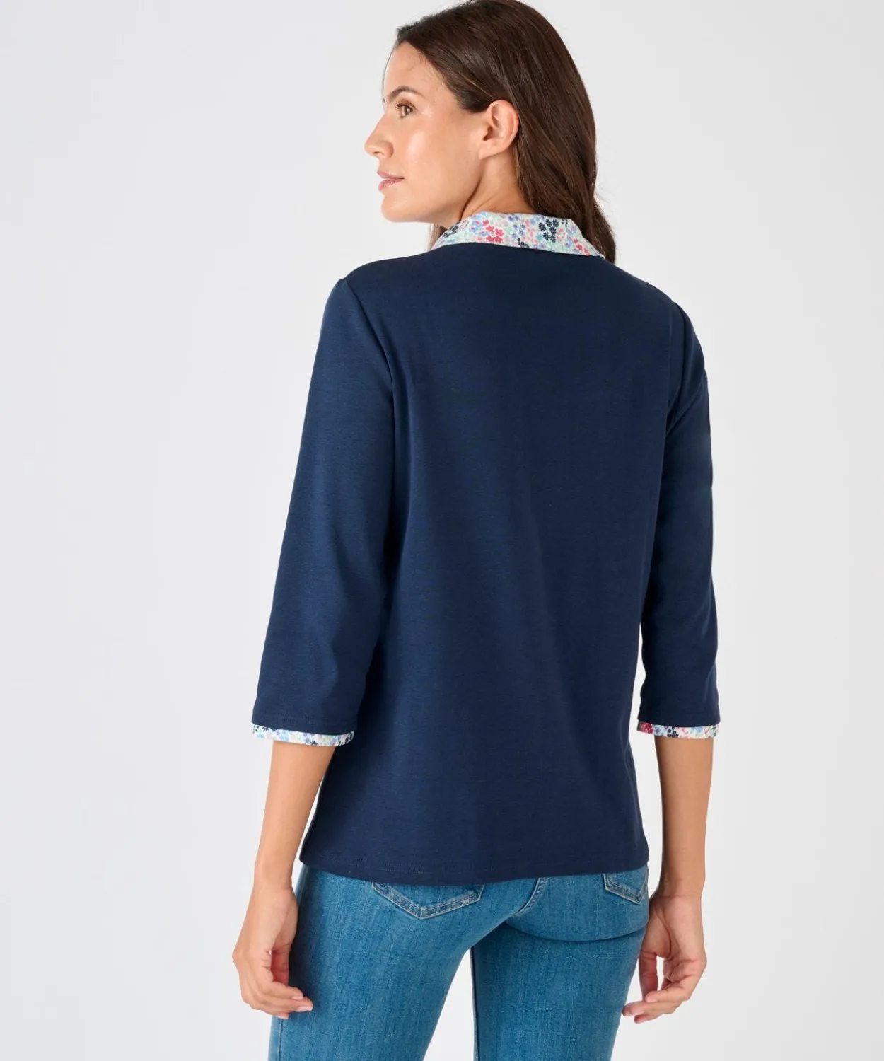 T-shirt effet 2 en 1
