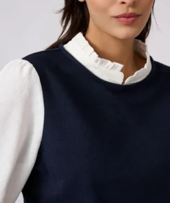 T-shirt effet 2 en 1 en maille chaude