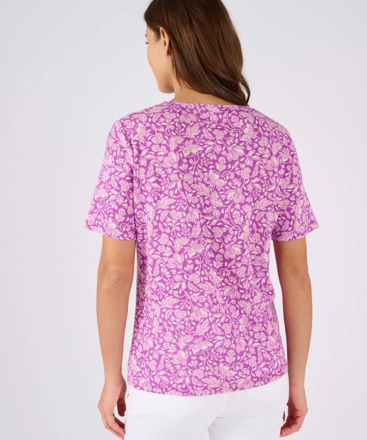 T-shirt en lin mélangé