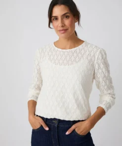 T-shirt en maille texturée