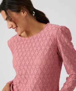 T-shirt en maille texturée