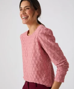 T-shirt en maille texturée